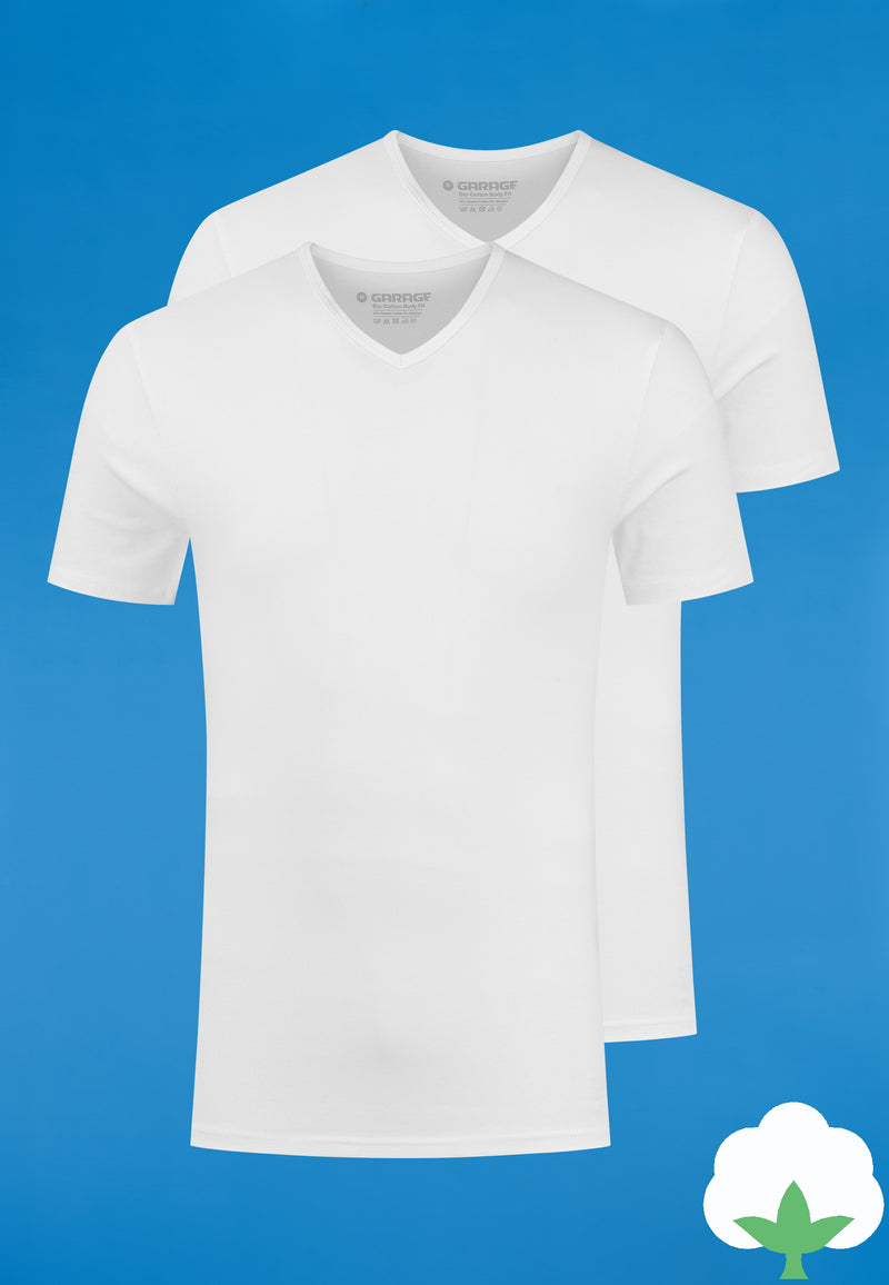 T-shirt pour homme en coton blanc Jet Tricotage toulousain